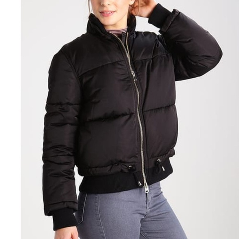 Topshop bomber puffer jacket